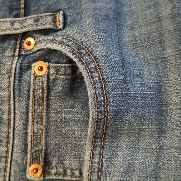 J. Crew button fly denim EUC sz30T Toothpick 9" - Picture 3 of 10